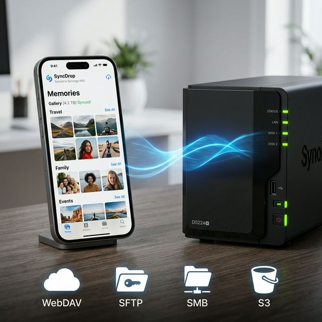 SyncDrop – Photo Backup & Wireless Transfer App | iOS, Android, Mac, PC ...